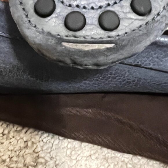 $769 Authentic TOD'S Made in ITALY Men's Blue Leather Moccasins Loafers Sz.10 - Picture 12 of 12